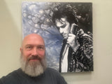 Jeff Buckley 30x30" original painting