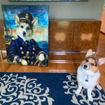 Custom Pet Portrait 12x12 Deposit