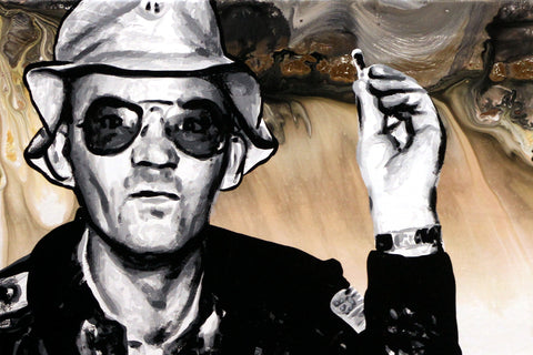 Hunter S Thompson floppy hat