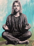 Kurt Cobain does yoga