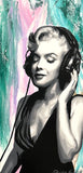 Marilyn Monroe 24x12 original painting