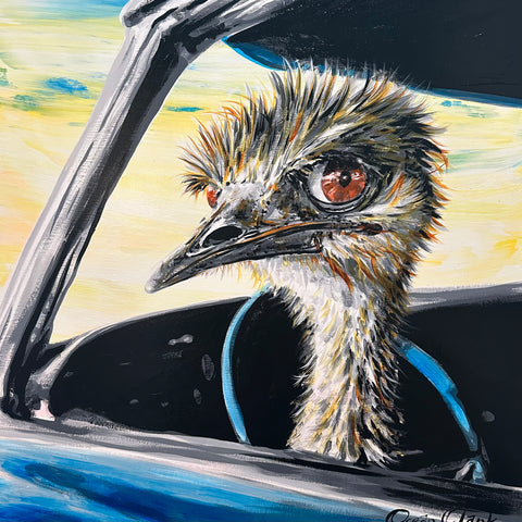 Noodle the Emu- To benefit feeding and care of Noodle and the rest of our rescues