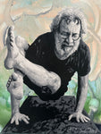 Jerry Garcia Does Yoga pose 3