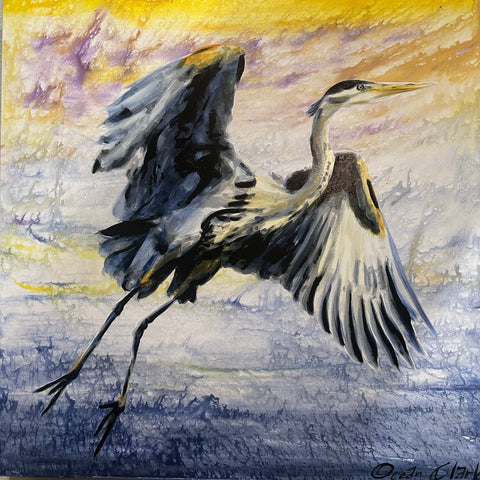 Blue Heron- To benefit feeding and care of our 100+ animal rescues