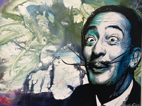 Salvador Dali 36"x48" Original