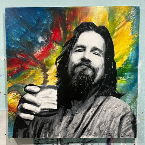 The Dude 36x36 original painting