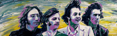 The Beatles 80"x20" painting
