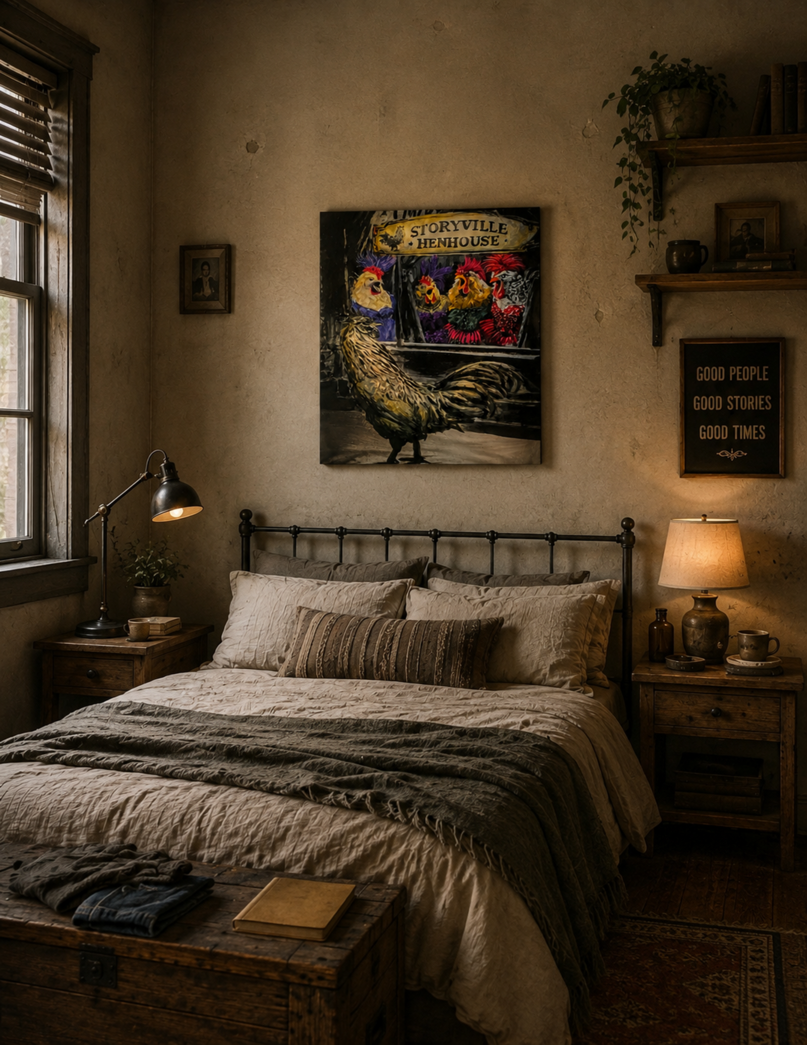Storyville Henhouse Print