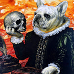 French Bulldog as Shakespeare Print