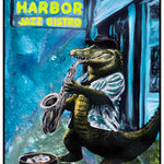 Alligator Playing Saxophone at Snug Harbor Print