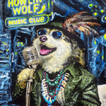 Husky Singing Howlin' Wolf Style Print