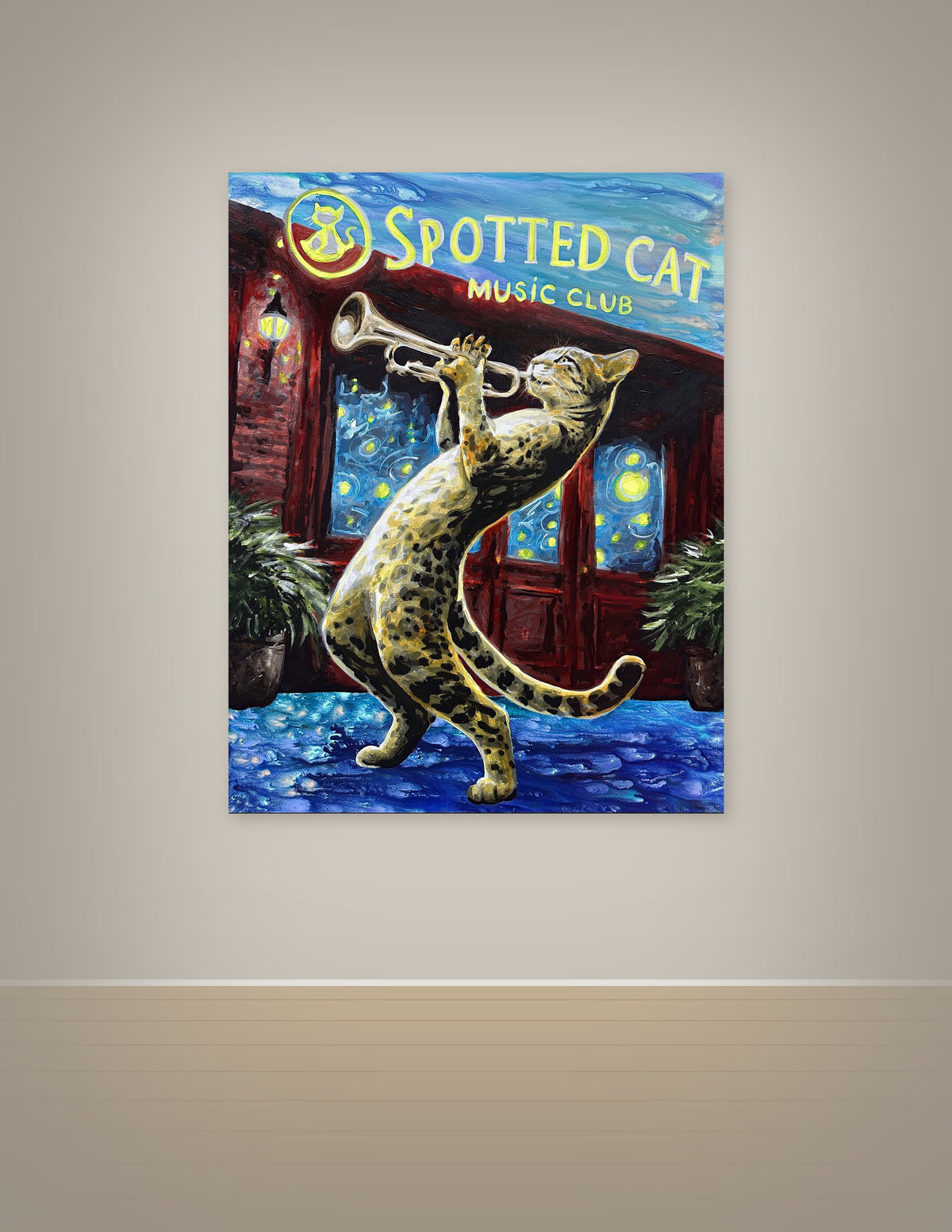 Spotted Ocelot Cat Print