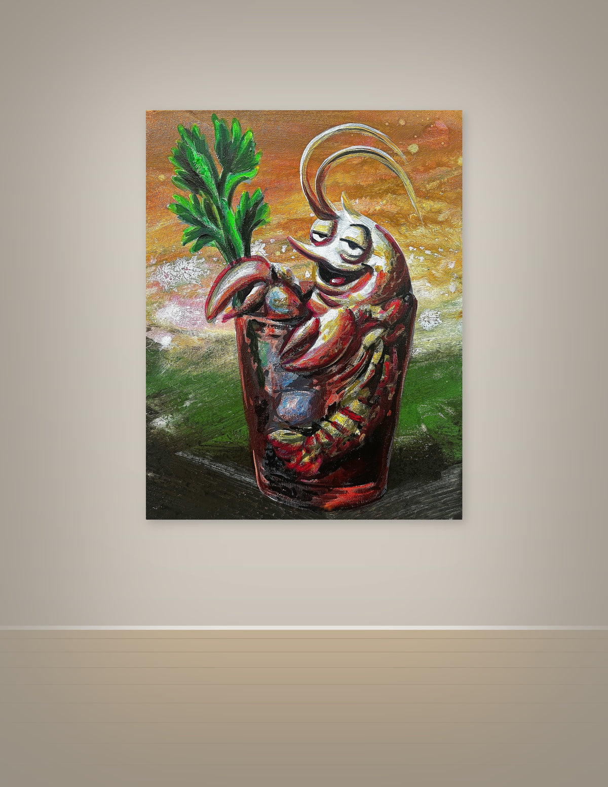 Crawfish in a Bloody Mary Print