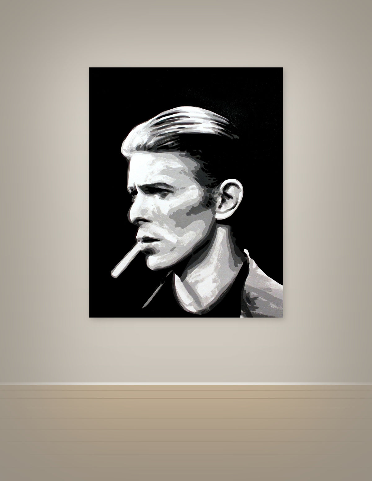David Bowie Smoking Print