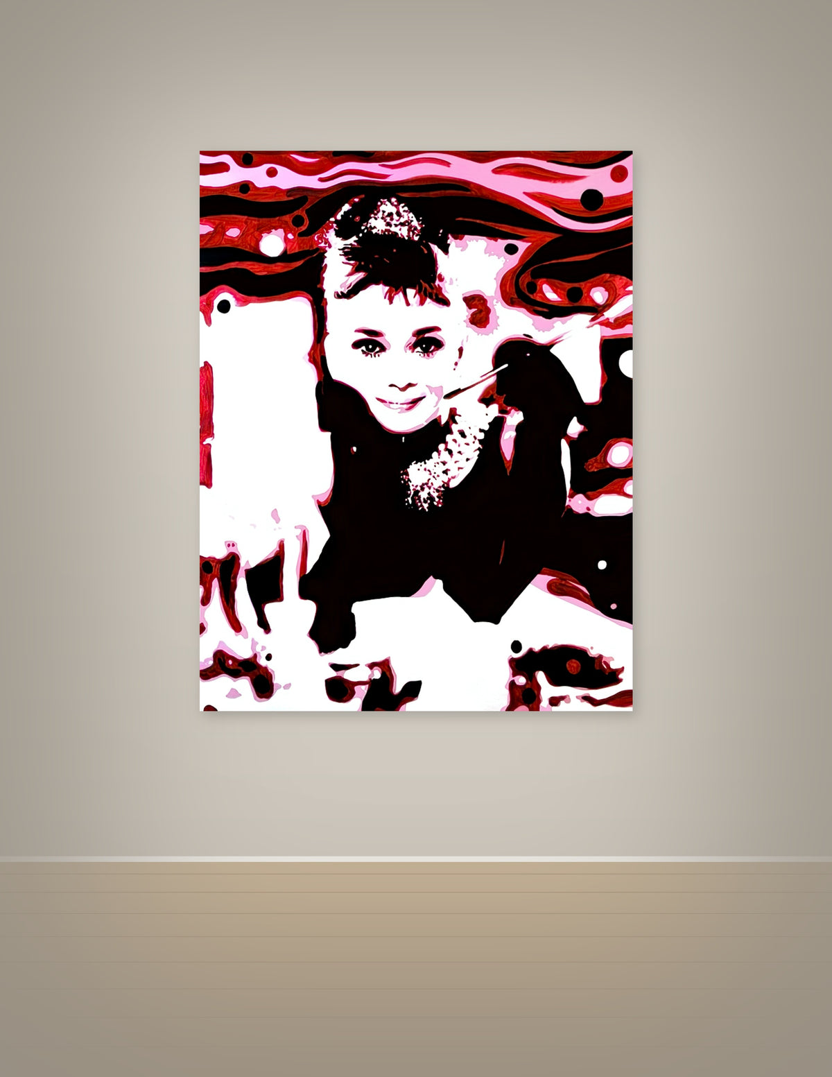 Audrey Hepburn Lava Lamp Print