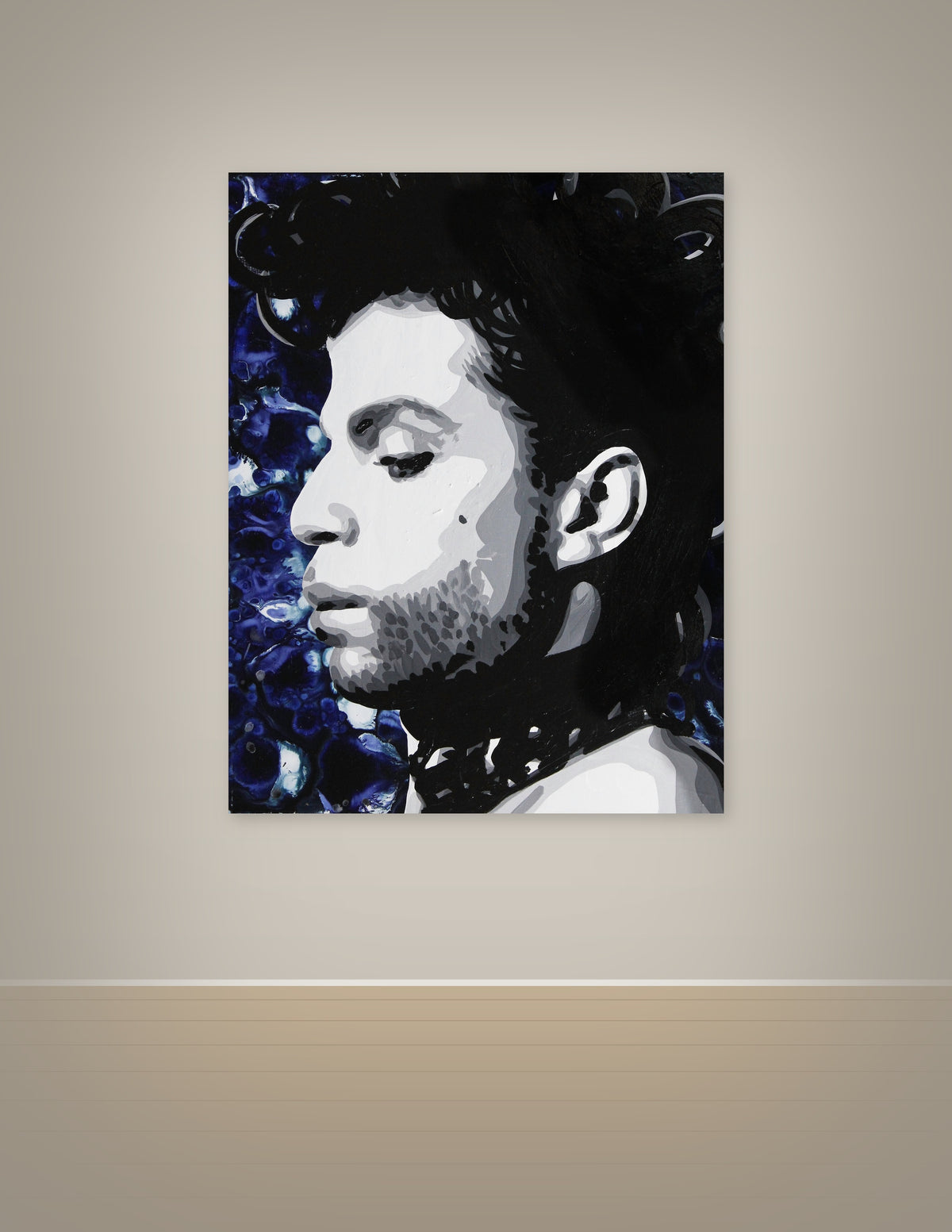 Prince Blue Portrait Print