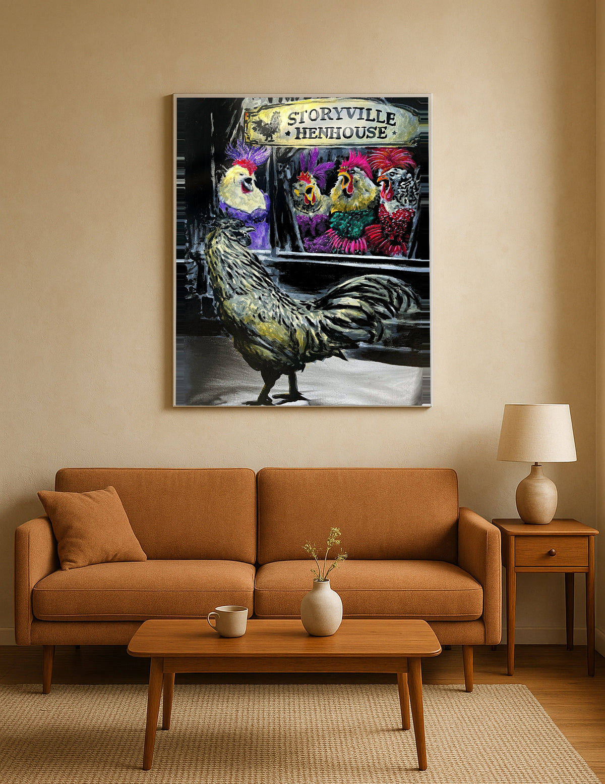 Storyville Henhouse Print