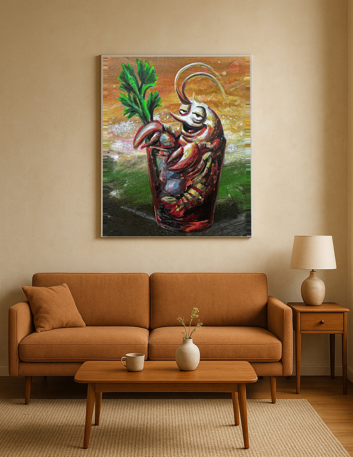 Crawfish in a Bloody Mary Print