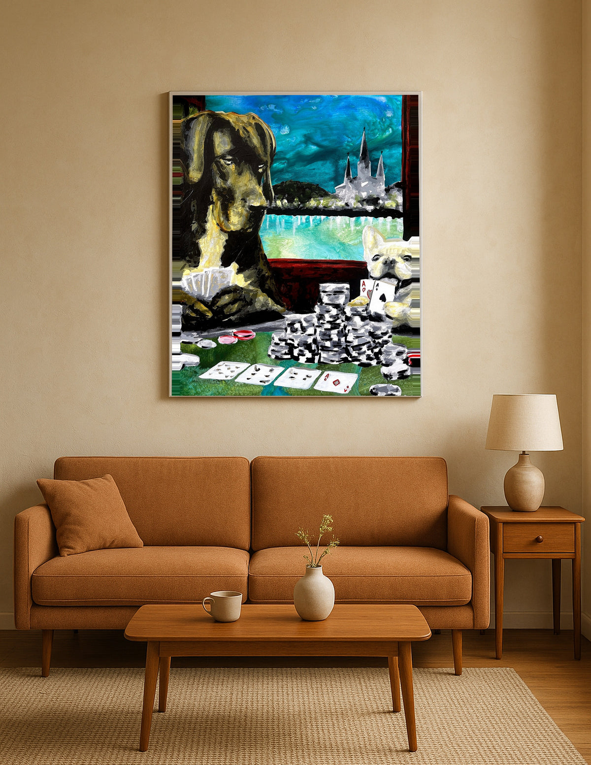 Dogs Playing Poker in New Orleans Print