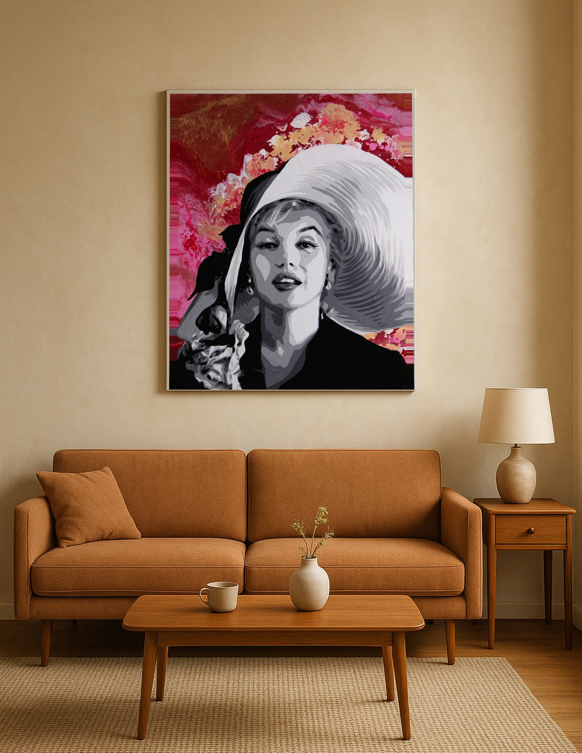 Marilyn Monroe Sun Hat Print