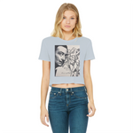 Dali Apparel Classic Women's Cropped Raw Edge T-Shirt