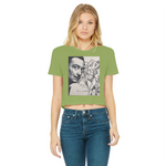 Dali Apparel Classic Women's Cropped Raw Edge T-Shirt