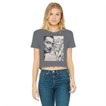 Dali Apparel Classic Women's Cropped Raw Edge T-Shirt