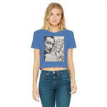 Dali Apparel Classic Women's Cropped Raw Edge T-Shirt