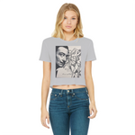 Dali Apparel Classic Women's Cropped Raw Edge T-Shirt
