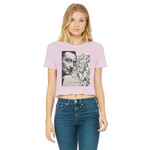 Dali Apparel Classic Women's Cropped Raw Edge T-Shirt