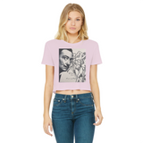 Dali Apparel Classic Women's Cropped Raw Edge T-Shirt