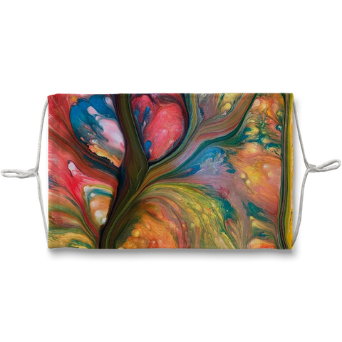 Rainbow Waves Apparel Sublimation Face Mask + 10 Replacement Filters