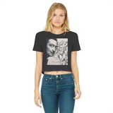 Dali Apparel Classic Women's Cropped Raw Edge T-Shirt
